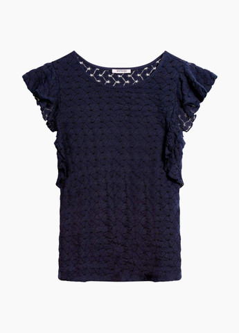 Темно-синяя летняя блуза Orsay
