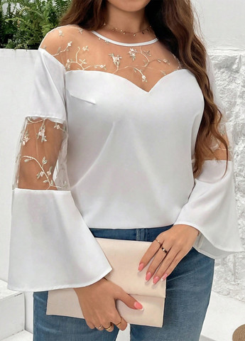 Біла блуза SHEIN