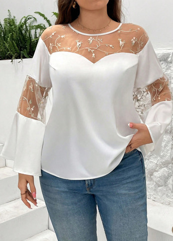 Біла блуза SHEIN