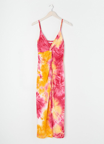 Комбинированное кэжуал платье Sinsay тай-дай