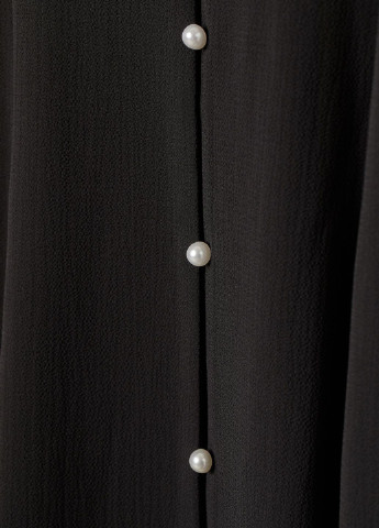 Черное кэжуал платье H&M однотонное