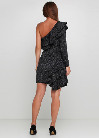 Черное коктейльное платье V by Very с абстрактным узором