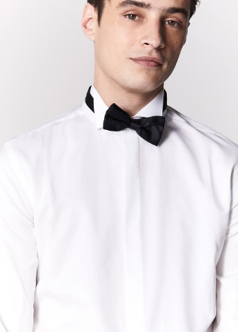 Белая кэжуал рубашка Massimo Dutti