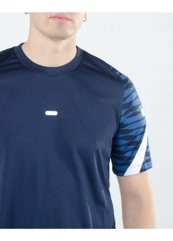 Синяя футболка m nk dry strke21 top ss Nike