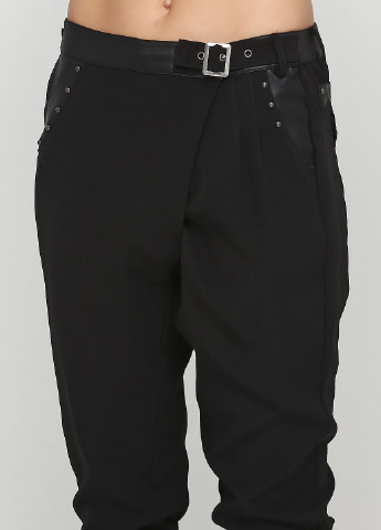 Черные кэжуал демисезонные галифе брюки Huit Six Sept