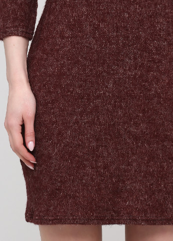 Коричнева кежуал сукня сукня светр NikTan меланжева