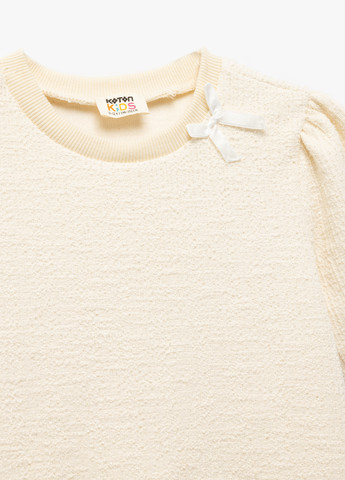 Кремовая летняя футболка KOTON