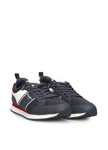 Темно-синие всесезонные кроссовки Pepe Jeans