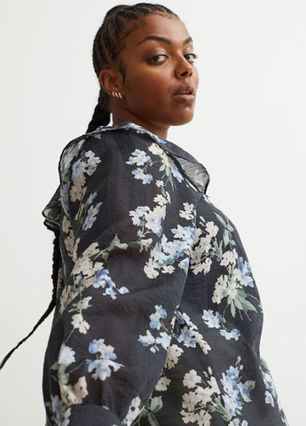 Чёрная блуза H&M