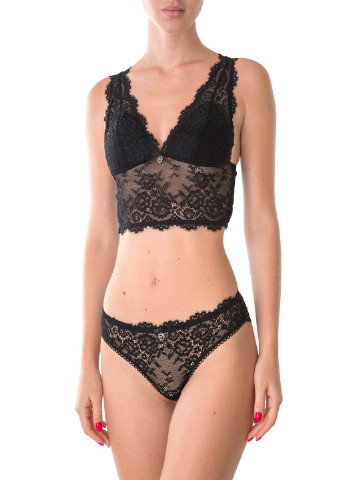 Чёрный бюстгальтер Emporio Armani