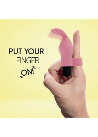 Вібратор на палець Magic Finger Vibrator Pink FeelzToys (254734290)