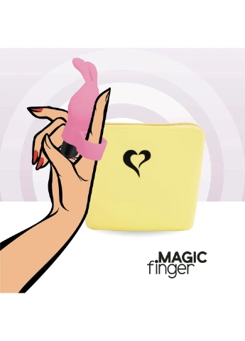 Вібратор на палець Magic Finger Vibrator Pink FeelzToys (254734290)