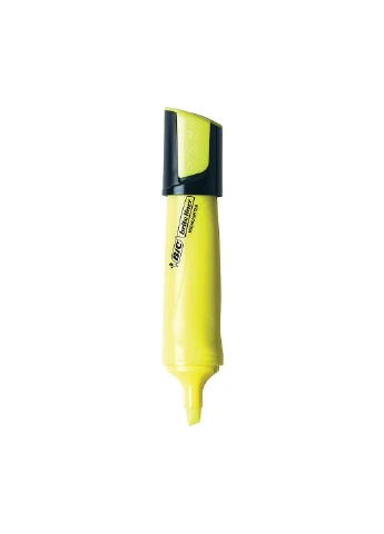Набор текстовых маркеров 12 шт Brite Liner Flat Highlighter Цветной (BLPF11-AST) Bic (255665513)