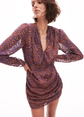 Комбінована кежуал сукня Reserved з абстрактним візерунком