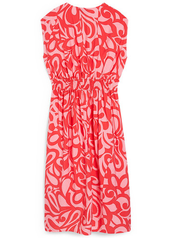 Червона кежуал сукня C&A з абстрактним візерунком