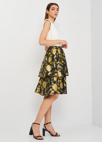 Спідниця демісезон,чорний-золотистий, Moss Copenhagen (251696858)