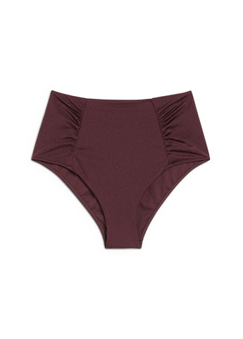 Темно-бордовые купальные трусики однотонные C&A