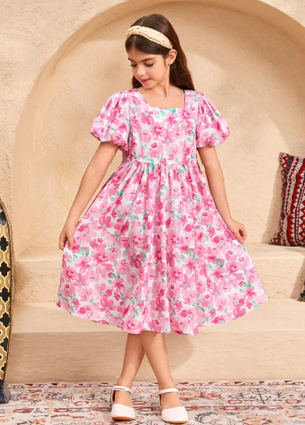 Розовое платье SHEIN (367194654)