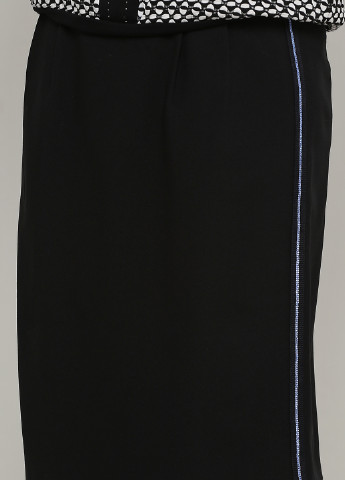 Черная кэжуал однотонная юбка Share миди