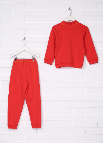 Красная всесезон пижама (свиттшот, брюки) Ивтекс