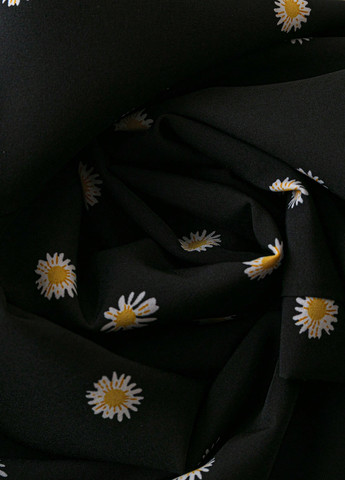 Чорна кежуал сукня а-силует SHEIN з квітковим принтом