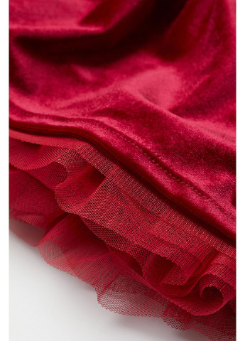 Червона святковий сукня H&M однотонна