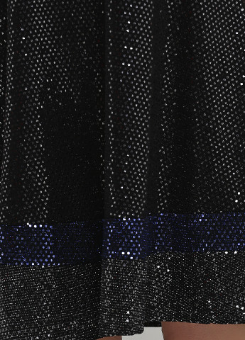 Черное кэжуал платье клеш Cache Cache однотонное