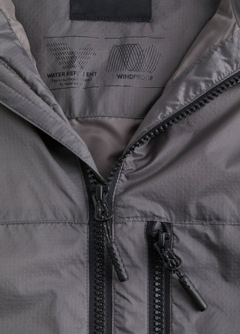 Серая демисезонная куртка H&M