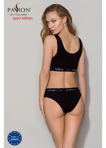 Спортивний топ з широкою гумкою PS004 TOP black, size XL Passion (255615083)