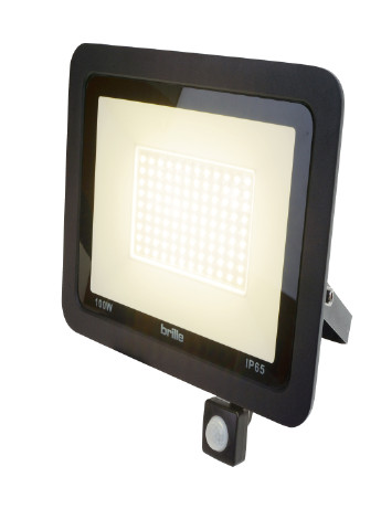 Светодиодный прожектор с датчиком движения HL-19P/100W NW IP65 Brille (246653805)