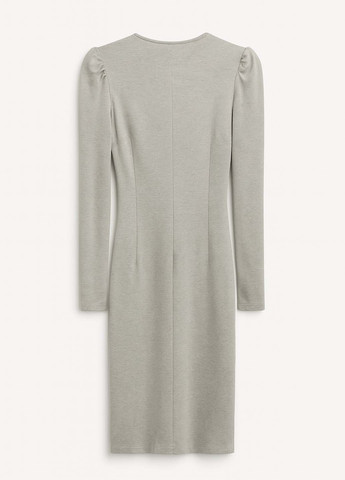 Серое кэжуал платье футляр Babylon однотонное