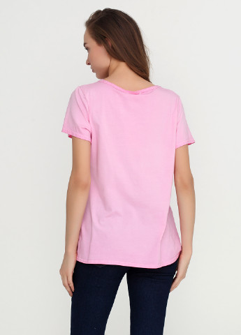 Розовая летняя футболка Ambition Fly