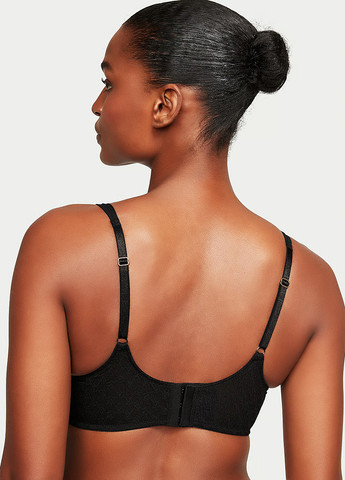 Чорний демісезонний комплект (бюстгальтер, трусики) Victoria's Secret