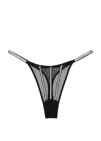 Чорний демісезонний комплект (бюстгальтер, трусики) Victoria's Secret