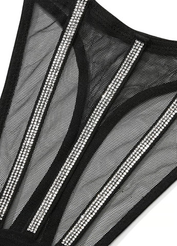 Чорний демісезонний комплект (бюстгальтер, трусики) Victoria's Secret