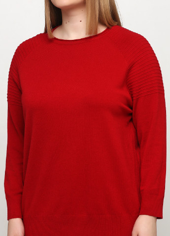 Красный демисезонный свитер джемпер Made in Italy