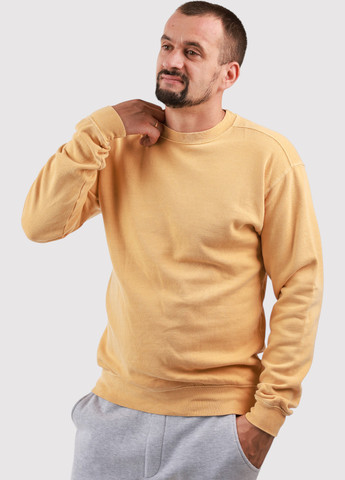 Жовтий світшот Blue 84 однотонний без декору (361422168)