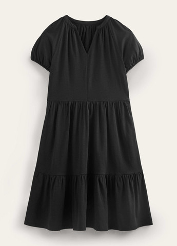 Темно-фиолетовое кэжуал платье а-силуэт Boden однотонное