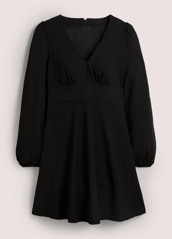 Черное кэжуал платье в стиле ампир Boden однотонное