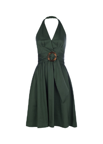 Зелена кежуал плаття, сукня кльош LOVE REPUBLIC