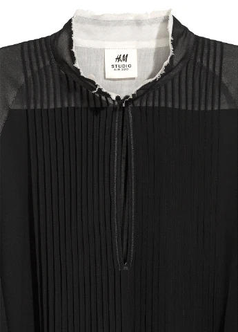 Чорна кежуал сукня H&M Studio однотонна