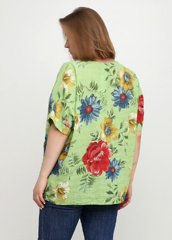 Салатовая летняя блуза New Collection