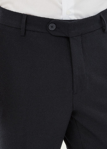 Темно-синие классические демисезонные чиносы брюки KOTON