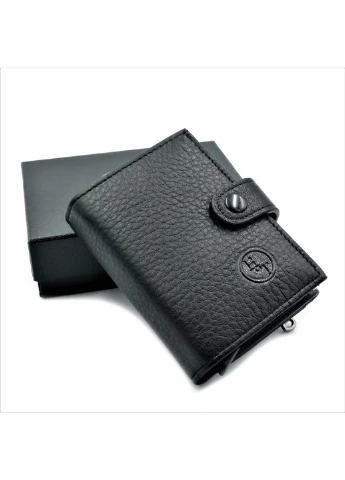 Чоловічий шкіряний гаманець-візитниця 10х7,5х3 см H.T.Leather (254595296)