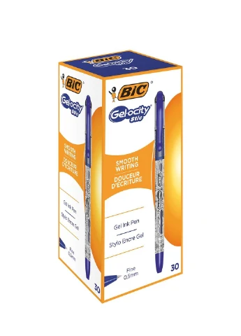 Набір гелевих ручок Gelocity Stic Blue 0.5 мм 30 шт Bic (248072136)