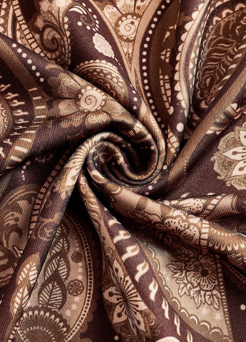 Коричневая кэжуал "турецкие огурцы" юбка SHEIN годе