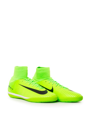 Кислотно-зеленые футзалки Nike