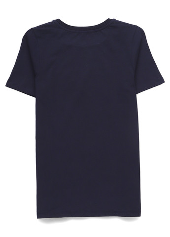 Темно-синяя летняя футболка River Island