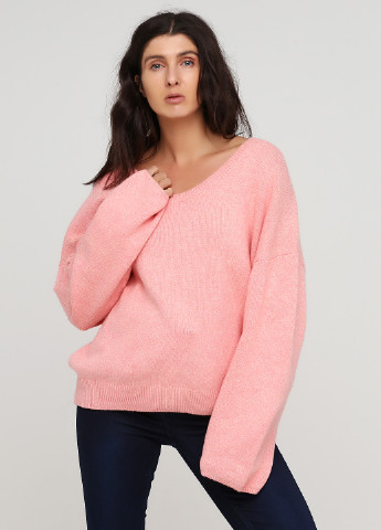 Рожевий демісезонний пуловер пуловер MTWTFSS Weekday
