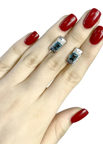 Серьги Silver Flame (152533214)